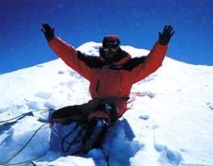 Shishapangma Book - Los 14 Ochomiles de Juanito Oiarzabal - Juanito Oiarzabal on Shishapangma Summit